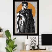 Poster Œuvre d'art murale Force et Identité (Bureau à domicile)