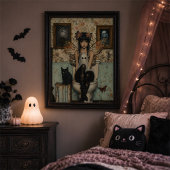Poster Œuvre d'art murale Halloween de fée gothique fantô