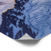 Poster Œuvre d'art murale. Icebergs (Coin)
