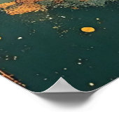 Poster Œuvre d'art murale imperturbable (Coin)