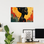 Poster Œuvre d'art murale imperturbable (Bureau à domicile)