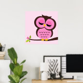 Poster Œuvre d'art murale pour enfants représentant un hi (Bureau à domicile)