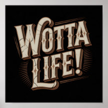 Œuvre d'art murale Wotta Life