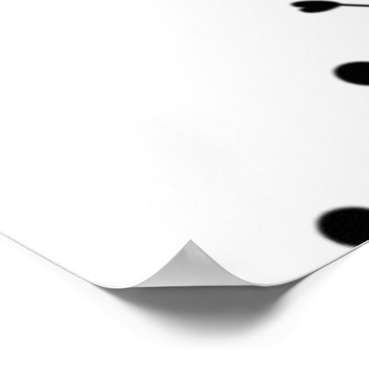 Poster OEuvre d'art, panneau central gris foncé (Coin)