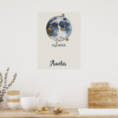 Poster Œuvre d'art pour la nurserie du zodiaque céleste V (Cuisine)