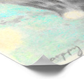 Poster Œuvre d'art pour la nurserie, illustration origina (Coin)