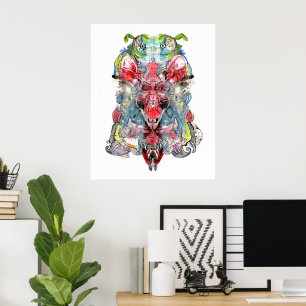 Poster Œuvre d'art surréaliste visionnaire Fantaisie sy