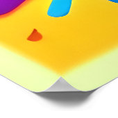 Poster Œuvre d'art Vortex de Vitalité (Coin)