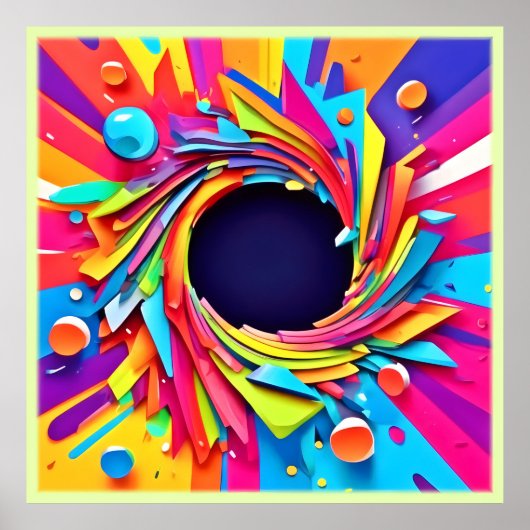 Poster Œuvre d'art Vortex de Vitalité (Devant)