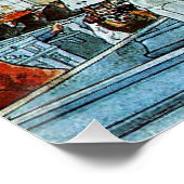 Poster Oeuvre de Carl Larsson, À l'église (Coin)