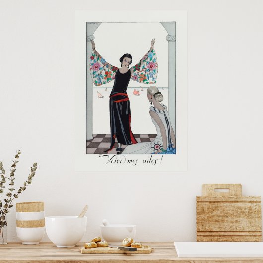 Poster Oeuvre de George Barbier (Cuisine)