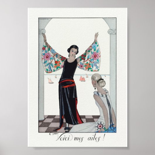 Poster Oeuvre de George Barbier (Devant)