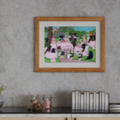 Poster Oeuvre de la réception de mariage du Labrador