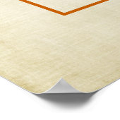 Poster Oeuvre de la saison automnale :: Conception de feu (Coin)