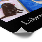 Poster Oeuvre de Pool Party Labradors (Coin)
