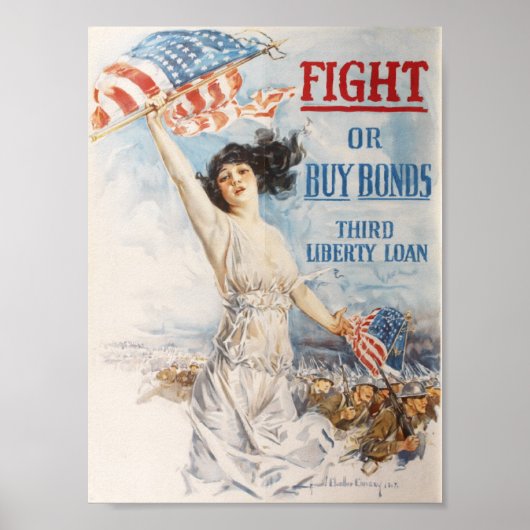 Poster Oeuvre de propagande de la Première Guerre mondial (Devant)