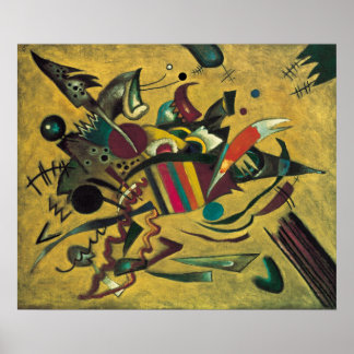 Poster OEuvre d'expressionniste abstraite moderne de Kand