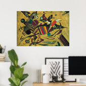 Poster OEuvre d'expressionniste abstraite moderne de Kand (Bureau à domicile)