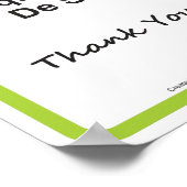 Poster OEuvre diététique Mur signe anglais espagnol (Coin)