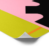 Poster OEuvre d'inspiration postmoderne et déconstruite d (Coin)