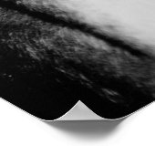Poster OEuvre d'oeil noir blanc (Coin)