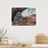 POSTER ŒUVRE LÉOPARD DES NEIGES, L'AMOUR D'UNE MÈRE (Cuisine)