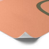 Poster OEuvre murale Abstraite (Coin)