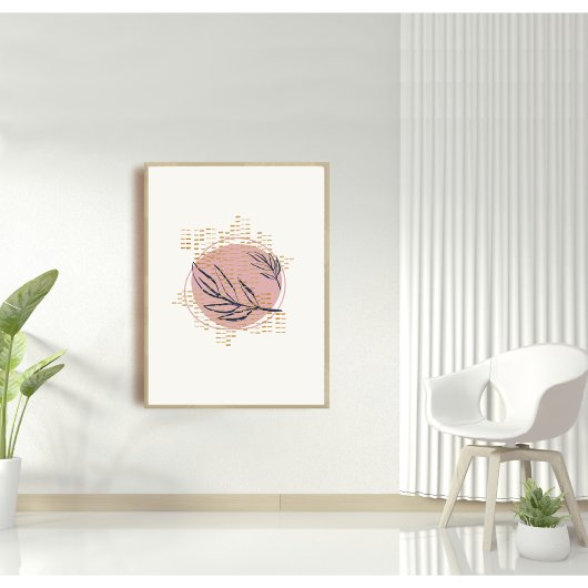 Poster OEuvre murale Boho moderne