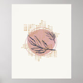 Poster OEuvre murale Boho moderne (Devant)