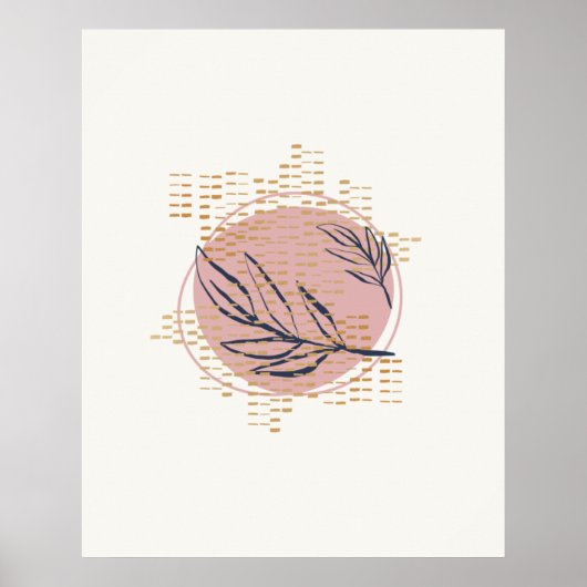 Poster OEuvre murale Boho moderne (Devant)