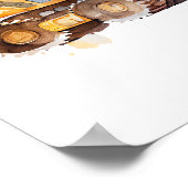 Poster OEuvre murale d'excavateur (Coin)