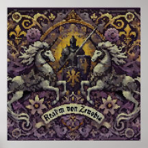 OEuvre murale d'inspiration médiévale