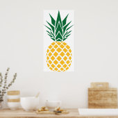 Poster OEuvre murale géométrique en ananas (Cuisine)