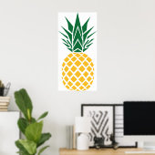 Poster OEuvre murale géométrique en ananas (Bureau à domicile)