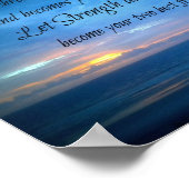 Poster OEuvre murale inspirante Maladie chronique (Coin)