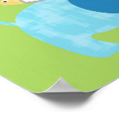 Poster OEuvre murale personnalisée (Coin)