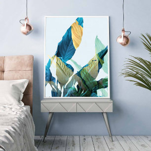 Poster OEuvre murale tropicale