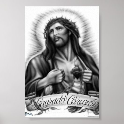 Poster Oeuvre originale de Sagrado Corazón (Devant)