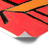 Poster OEuvre Paul Klee, Chaleur (Coin)