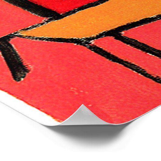 Poster OEuvre Paul Klee, Chaleur (Coin)