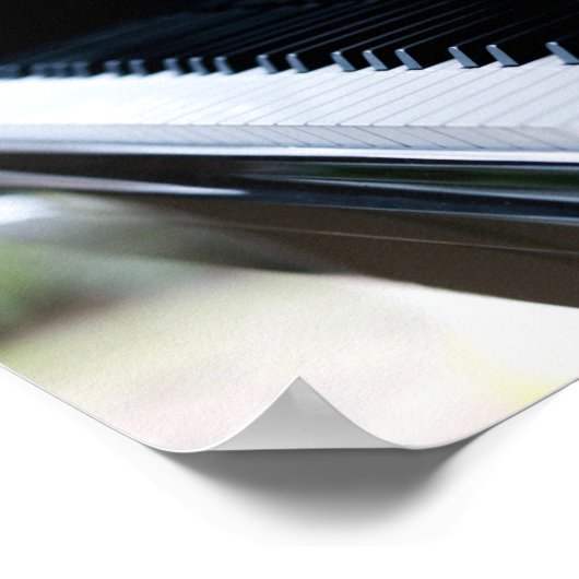 Poster Oeuvre Piano Cute (Coin)