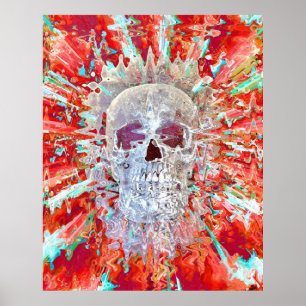 Poster Oeuvre Pop Art Pop Coloré Psychédélique Surreal