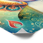 Poster OEuvre spirituelle de Bouddha Gautam (Coin)