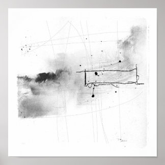 Poster oeuvres sans titre sur papier