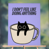 POSTER OF A LAZY CAT (Neutre)