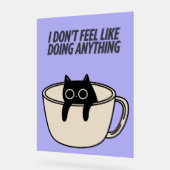 POSTER OF A LAZY CAT (Angle)