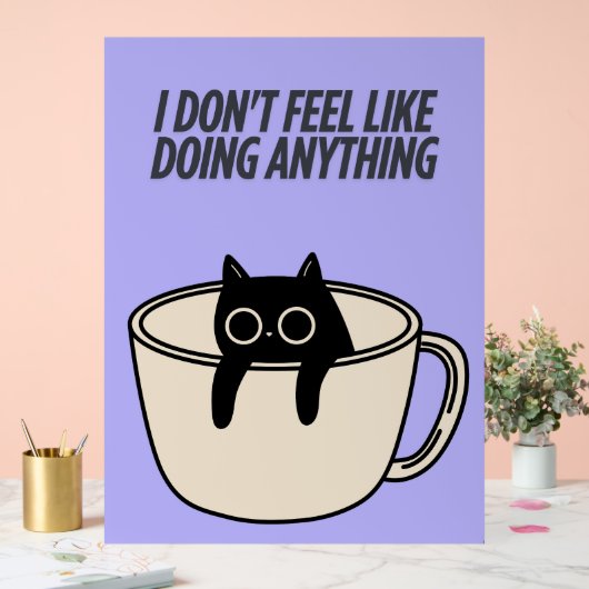 POSTER OF A LAZY CAT (Mariage)