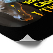 Poster Of Course I Talk To God Who Else Can I Trust Horse (Coin)