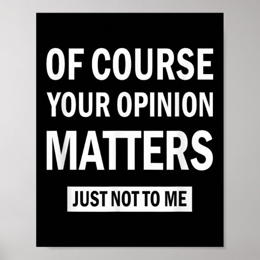 Poster Of Course Your Onion S Just Not To Me  (Devant)