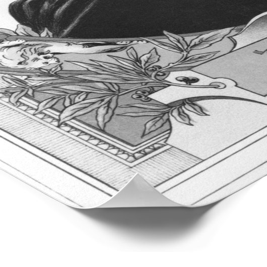 Poster of Ethiopia, Menelik II (Coin)